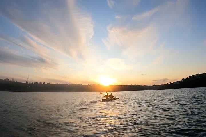 Middle Harbour Sundowner: Guided Sunset Sea Kayak in Sydney photo 5