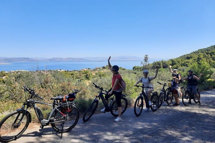 Aegina E-bike & Walking Day Trip from Athens: Temples, Coastlines & Pistachio Groves