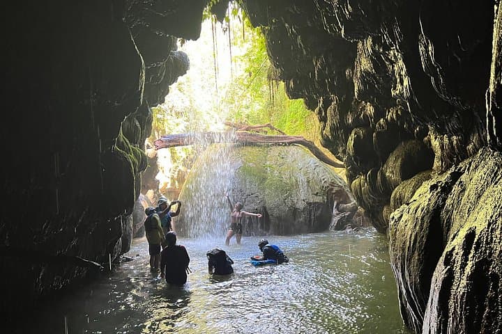Charco Azul Cave Adventure: Canyon Hike, Cave Swim & Hidden Waterfall in Vega Baja photo 1