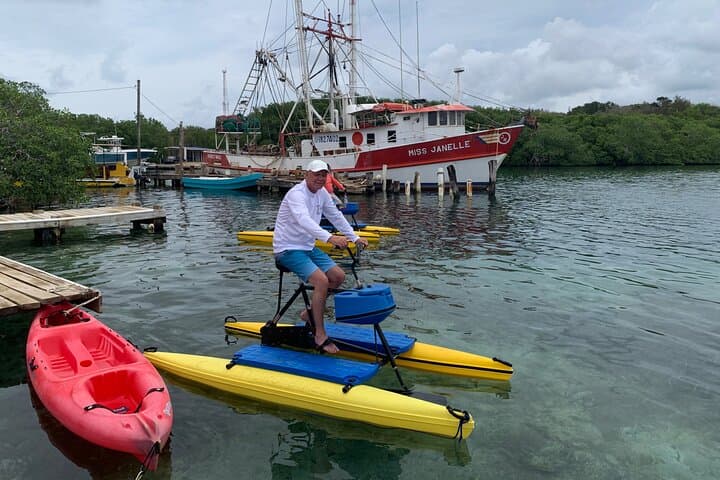 Eco-Friendly Hydrobike Tour and Private Island Beach Break in Roatán photo 5