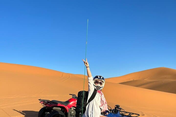 Merzouga Quad Bike Sunrise & Sunset Tour — 1 Hour in the Erg Chebbi Dunes photo 6