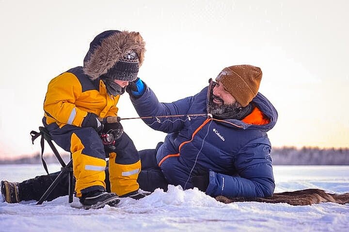 Rovaniemi Snowmobile & Ice Fishing Adventure: Private Arctic Excursion