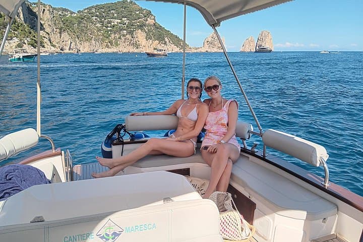 Private Capri Boat Tour from Positano: Full-Day Sailing to Blue & Green Grottos photo 1