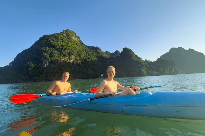 Lan Ha Bay Sunset Boat Tour from Cat Ba: Kayak, Swim & Sunset Party photo 3