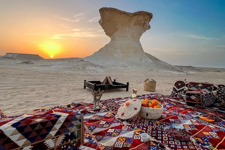 Sunset Keshta Picnic at Zekreet: Richard Serra Sculptures & Arabian Desert Escape photo 1