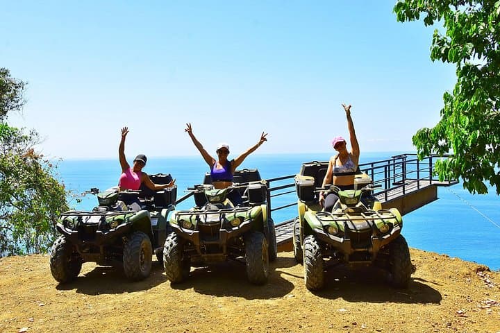Ocean View Zip Line and 3-Hour ATV & Waterfalls Combo Near Jaco, Costa Rica photo 2