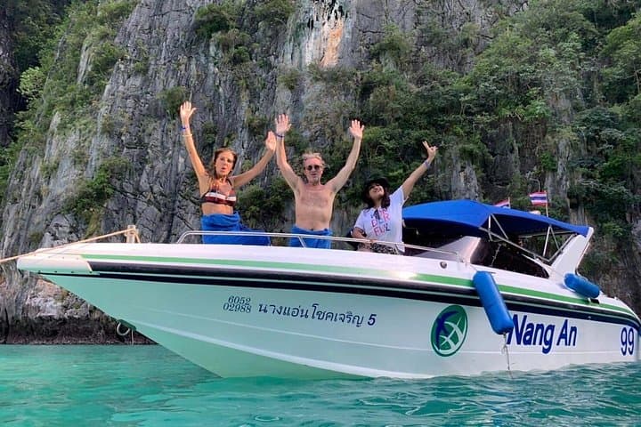 Speedboat to Phi Phi, Maya & Bamboo Island from Krabi — Full-Day Snorkel & Beach Tour photo 1