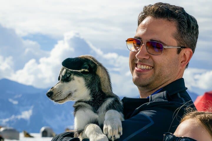 Helicopter Glacier Dogsled Tour Bear Glacier Lagoon Seward Alaska photo 5