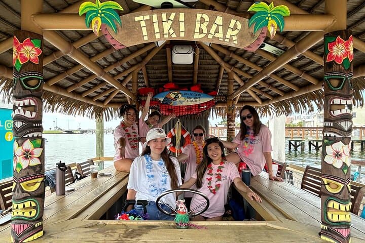 Tampa Floating Tiki Boat Private Cruise on the Downtown Riverwalk photo 2