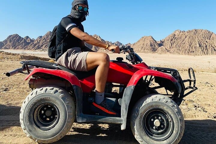 Sharm Desert ATV Safari & Bedouin Village Tea Experience