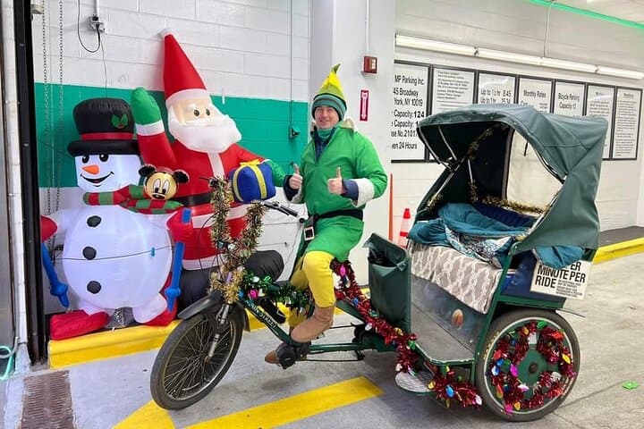 NYC Holiday Lights Pedicab Tour — Rockefeller Tree, Fifth Avenue Windows & Central Park photo 2