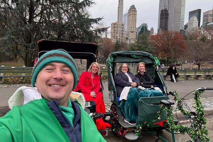 NYC Holiday Lights Pedicab Tour — Rockefeller Tree, Fifth Avenue Windows & Central Park photo 3
