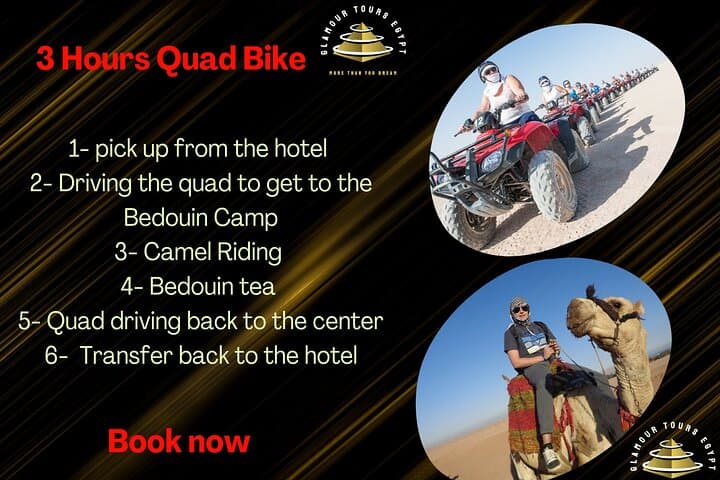 Red Sea Desert Quad Safari — 3-Hour Hurghada Dune Ride & Bedouin Camp photo 1