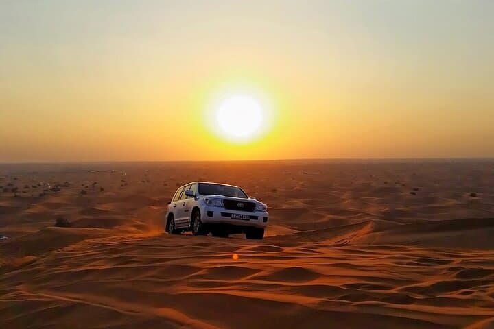 Dubai Red-Dune Luxury Evening Safari: 4x4 Dune Bashing, Quad Bikes & BBQ Camp