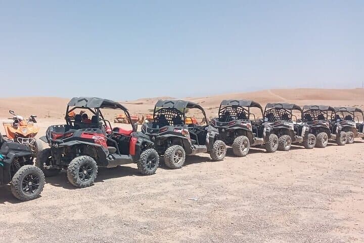 Agafay Desert Buggy and Camel Ride with Berber Dinner Show from Marrakech