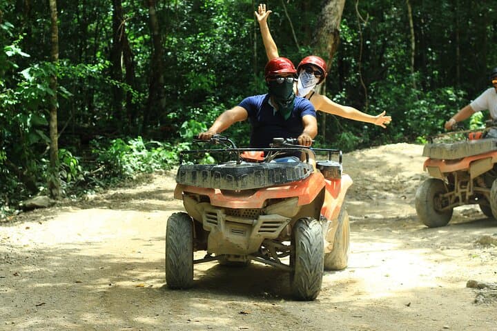 Cancun Jungle Adrenaline: ATV, Zipline & Cenote Tour from Puerto Morelos photo 2