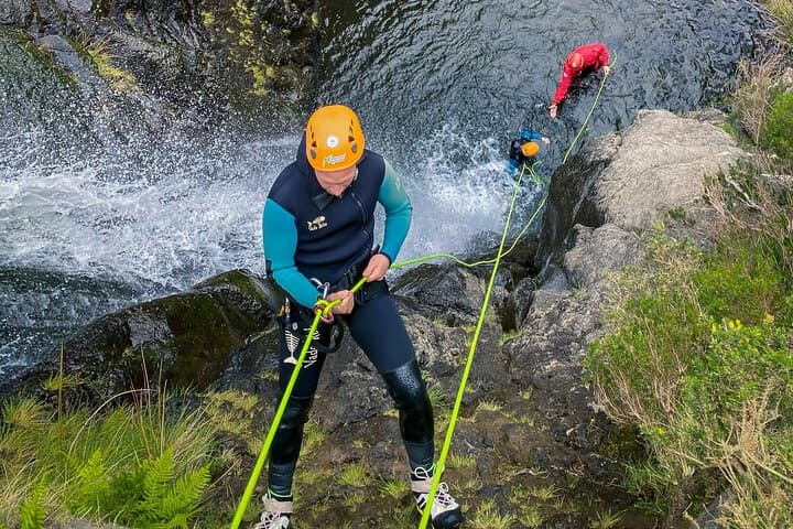 Beginner Canyoning in Madeira: Level 1 Waterfalls & Rappels Near Funchal photo 2