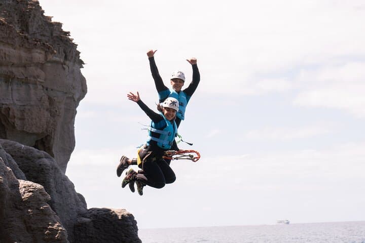 Coastering in Gran Canaria: Mogán Ocean-Cliff Aquatic Route at Sunset photo 2