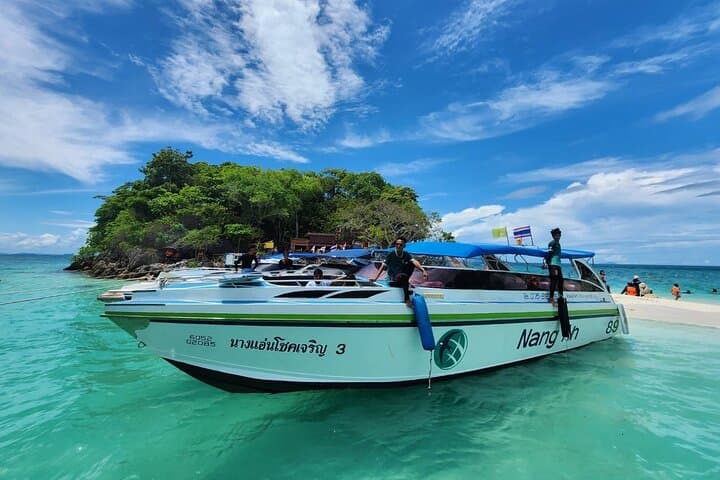 Krabi 4 Islands Speedboat Tour: Snorkel Poda, Walk Thale Waek & Visit Phra Nang