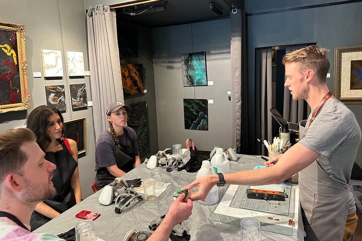 Create Resin Artwork in a Nolita Artist's Studio — Hands-On NYC Art Workshop photo 3