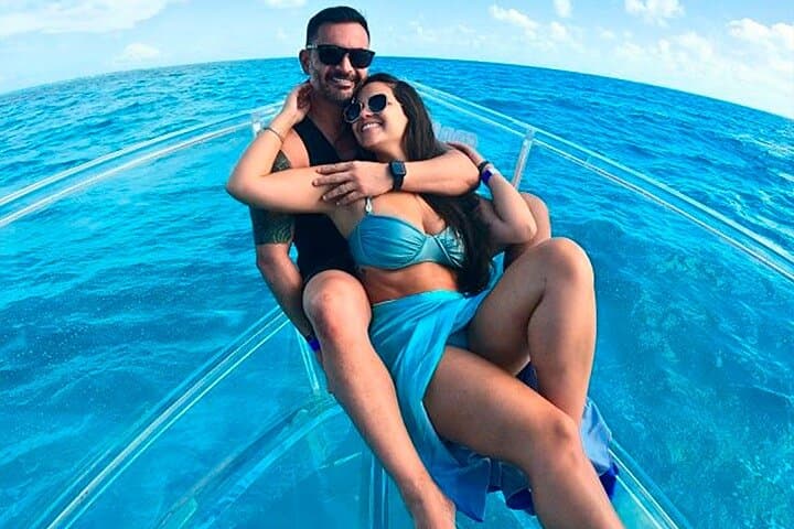 clear-bottom-boat-isla-mujeres-transparent-boat-tour-coral-reefs photo 1
