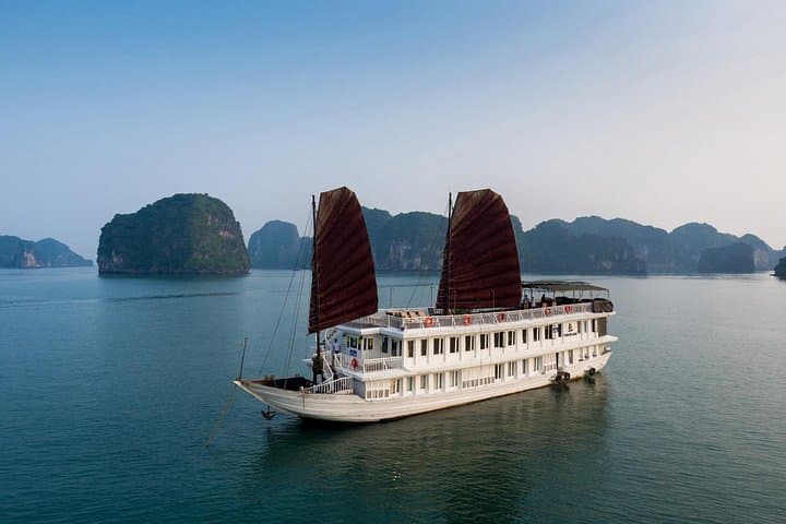 Bai Tu Long Bay 2-Day Traditional Boat Cruise: Kayak, Village & Overnight photo 1