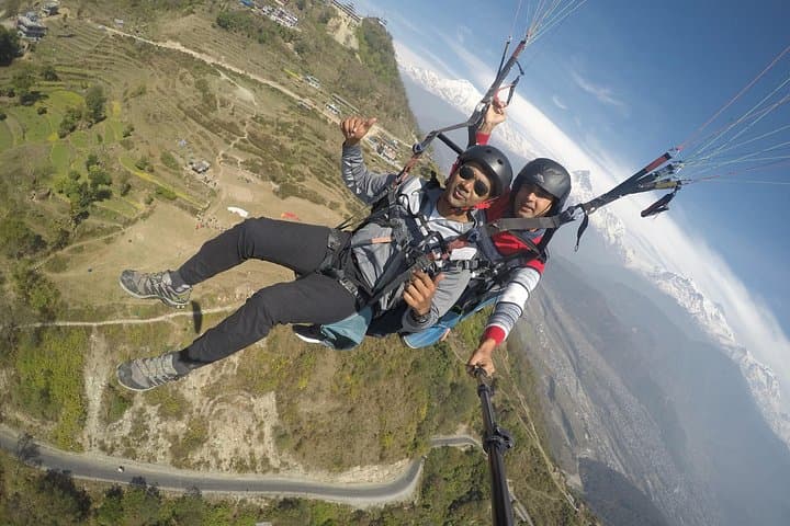 Paragliding and Seti River Rafting in Pokhara: Tandem Flight from Sarangkot & Whitewater Adventure photo 2