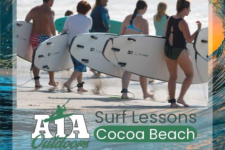Cocoa Beach Surf Lessons & Board Rental near Port Canaveral — 2‑Hour Private Class