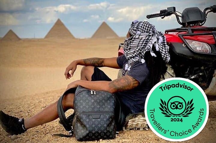 Giza Pyramids Quad Bike Sunset & Sunrise ATV Desert Safari