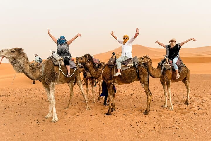 3-Day Marrakech to Merzouga Desert Experience — Camel Trekking & Berber Camps