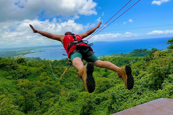 Giant Canyon Swing in Vanuatu — 70m Canyon Drop & Skybridge Adventure with Transfers photo 2