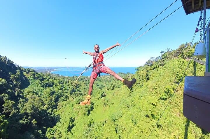 Giant Canyon Swing in Vanuatu — 70m Canyon Drop & Skybridge Adventure with Transfers photo 4