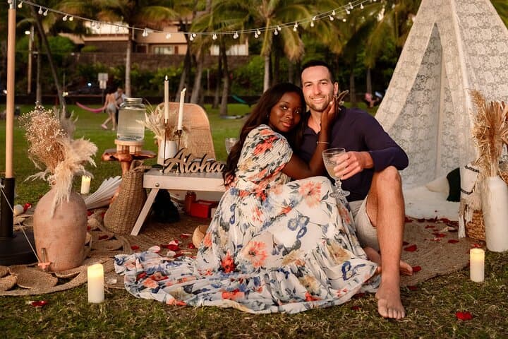 Oahu Luxury Beach Picnic at Kawaikui: Private Sunset Charcuterie Experience photo 2