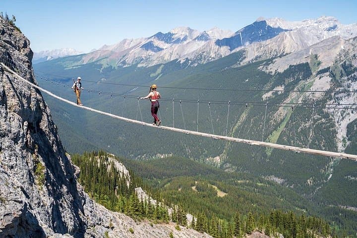 Banff Skyline Via Ferrata at Mt Norquay — 5‑Hour Guided Climb and 55m Suspension Bridge photo 1