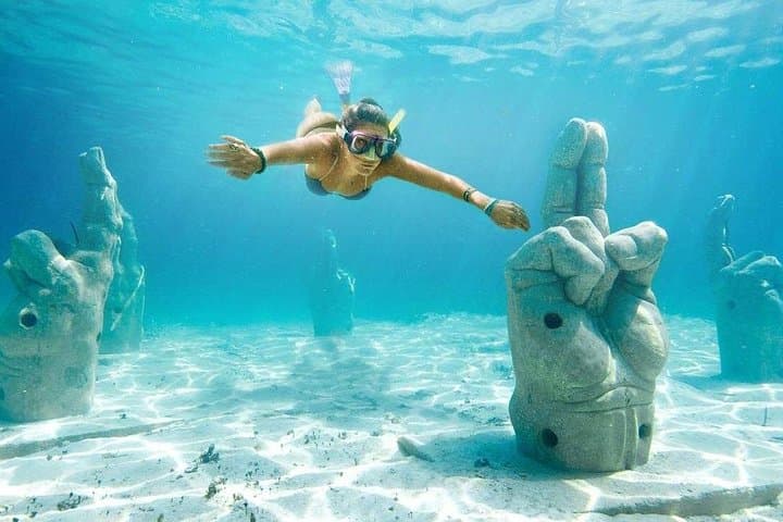 Cancun 5-in-1 Snorkeling Adventure: MUSA Sculptures, Shipwreck & Cenote Dives photo 1