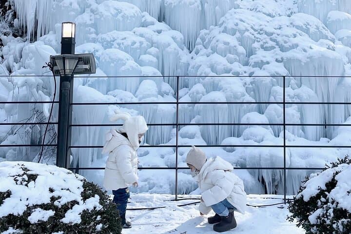 Seoul Winter Day Tour: Gamaksan Suspension Bridge, Ice Wall Café & Eunpyeong Hanok Village photo 3