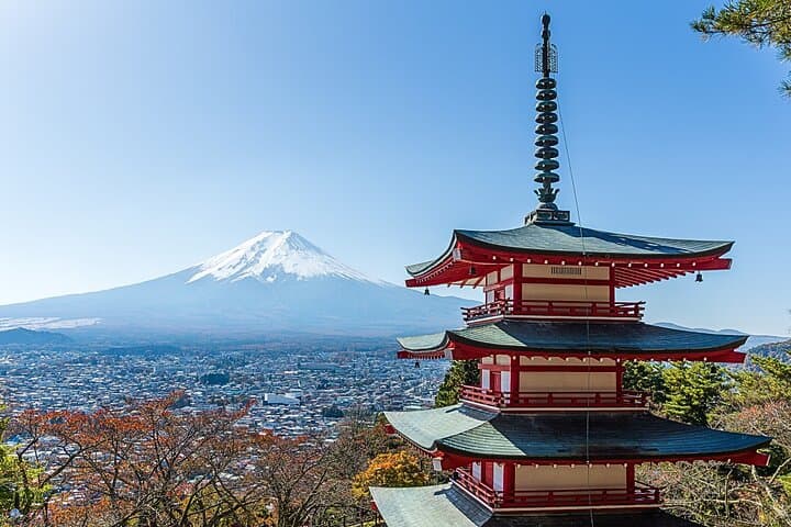 Private Day Trip to Mount Fuji & Fuji Five Lakes from Tokyo — Kawaguchiko Cruise & Chureito Pagoda Views photo 2
