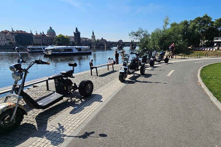 Prague Panoramic Views: Guided Trike, E‑Bike & E‑Scooter City Tour photo 5