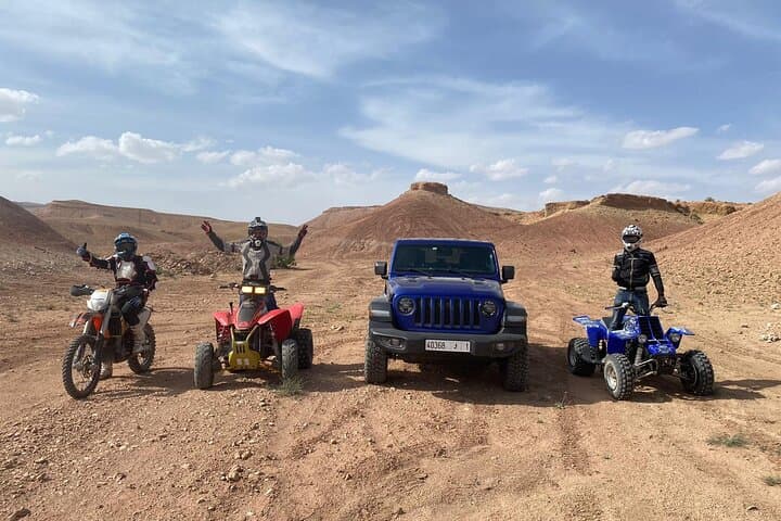 Guided Quad Tour Through Ouarzazate Desert: Aït Benhaddou & Fint Oasis Day Ride photo 1