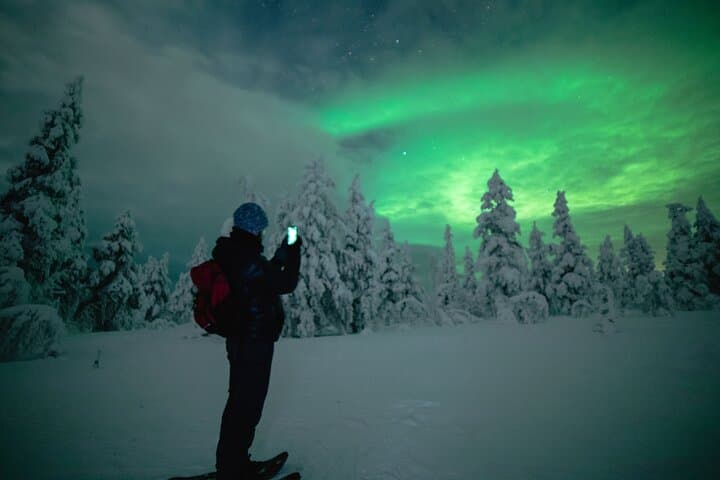 Night Snowshoeing Rovaniemi: Northern Lights & Lappish Campfire Experience photo 6