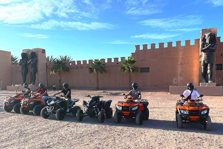 Guided Quad Tour Through Ouarzazate Desert: Aït Benhaddou & Fint Oasis Day Ride photo 4