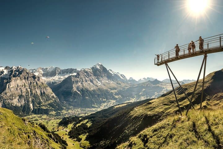 Mount First Gondola: Scenic Cable Car to First, Cliff Walk & Bachalpsee