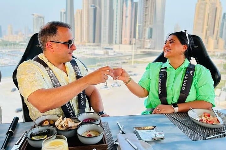 Dinner in the Sky Dubai: 3-Course Gourmet at 50m Above Dubai Marina photo 3