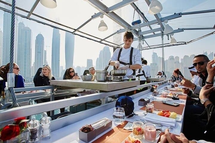 Dinner in the Sky Dubai: 3-Course Gourmet at 50m Above Dubai Marina photo 4