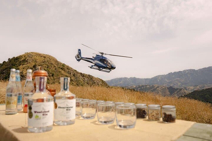 Kaikōura Heli Gin Tasting on Mt Fyffe — Scenic Helicopter & Distillery Visit