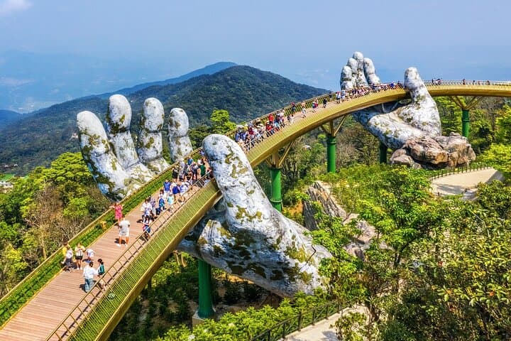 From Ship to Sky: Ba Na Hills & Golden Bridge Day Trip from Chan May Port photo 3