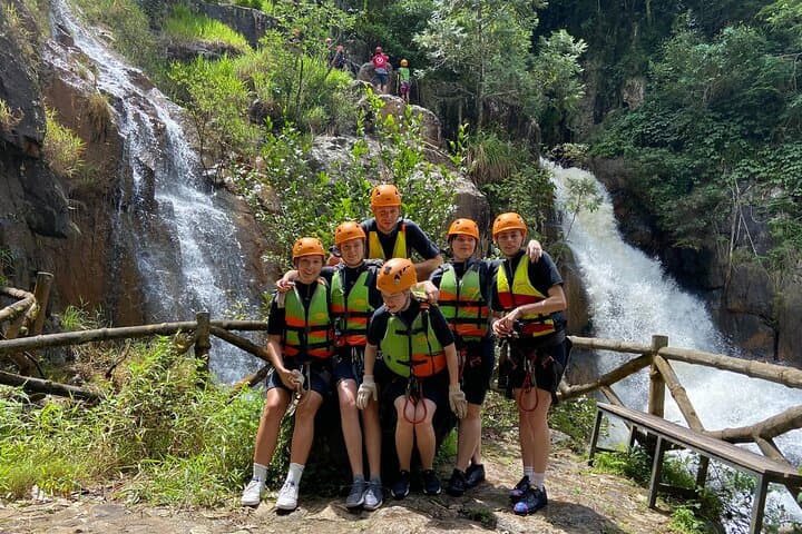 Da Lat Canyoning Challenge: Half-Day Waterfall Rappelling & Natural Slides photo 6