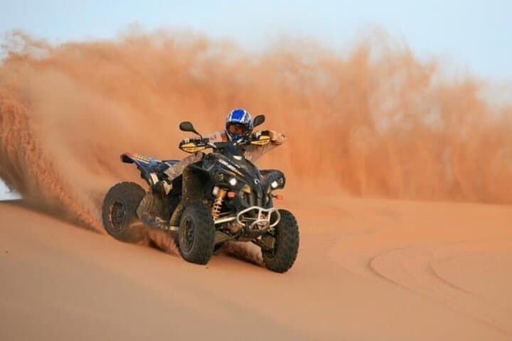 Dubai Desert Safari: 60-Min Quad Ride, Dune Bashing & BBQ Camp Experience