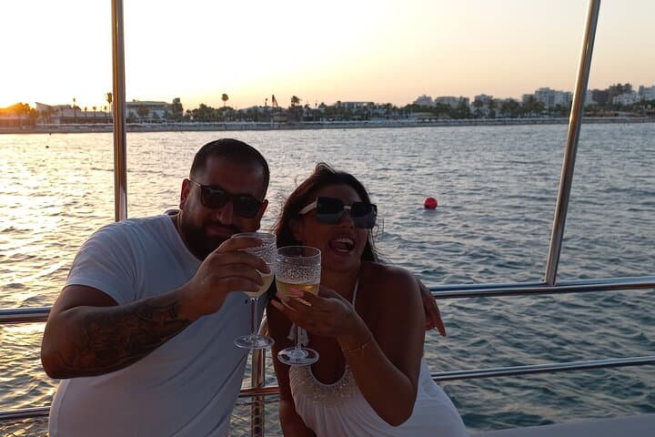 Larnaca Sunset Cruise — Mackenzie Beach Swim Stop, Unlimited Beer & Wine photo 4