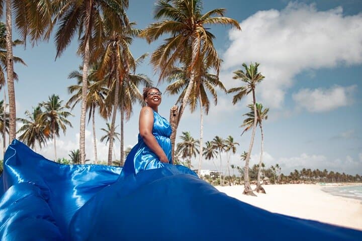 Sunrise Flying Dress Photoshoot on Macao Beach, Punta Cana photo 3